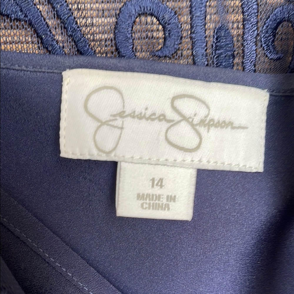 Jessica Simpson Blue Dress with Timeless Appeal